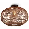 Image de Plafonnier rotin brun ø48cm