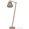 Image de Lampadaire bambou brun 57x30x150cm
