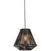 Image de Suspension bambou noir 30x30x30cm