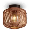 Image de Plafonnier rotin brun ø25cm