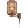 Image de Suspension rotin brun ø18cm