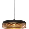 Image de Suspension bambou naturel/noir, h. 18cm