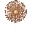 Image de Suspension rotin brun ø55cm