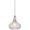 Image de Suspension verre lumineux 24x24x28cm