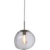 Image de Suspension verre gris clair 26x26x37.5cm