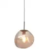 Image de Suspension verre brun 26x26x37.5cm