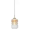 Image de Suspension verre sable 15x15x30cm