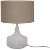 Image de Lampe de table textile gris ø32cm