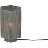 Image de Lampe de table raphia gris clair 36x24x36cm