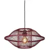 Image de Suspension bambou bordeaux ø50cm