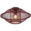 Image de Plafonnier bambou bordeaux ø50cm
