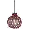 Image de Suspension bambou bordeaux ø35cm