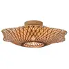 Image de Plafonnier bambou naturel 13x44x13cm