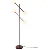 Image de Lampadaire métal rouge 48x26x170cm
