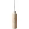 Image de Suspension travertin blanc ø12cm
