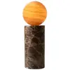 Image de Lampe de table marbre brun ø12cm