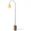 Image de Lampadaire travertin brun 20x42x163cm