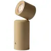 Image de Lampe de table métal beige 6.5x6.5x19cm