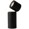 Image de Lampe de table métal noir 6.5x6.5x19cm