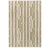 Image de Tapis à motif galet rayé caramel