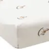Image de Housse matelas à langer jersey en coton beige 50x70cm