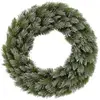 Image de Couronne de noël vert plastique h20xl60xl60cm