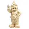 Image de Nain de jardin en résine f*ck 16 x 12 x 32 cm doré