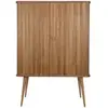 Image de Buffet en bois naturel avec portes coulissantes
