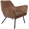 Image de Fauteuil en cuir marron