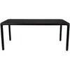 Image de Table repas en bois frêne noir 180 cm