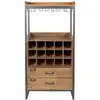 Image de Meuble bar vintage en bois et métal