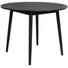 Image de Table de repas en bois noir d100