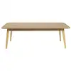 Image de Table basse en bois clair rectangle