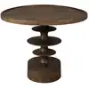 Image de Table basse en bois de manguier couleur noyer