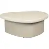 Image de Table basse organique en marbre recyclé - beige