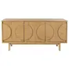 Image de Buffet en bois clair 3 portes l120