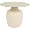 Image de Table basse ronde effet travertin ø60cm - beige