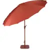 Image de Parasol en tissu et métal - terracotta