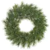 Image de Couronne de noël vert plastique h45xl10xl45cm