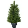 Image de Sapin de noël artificiel vert plastique h90xl51xl51cm
