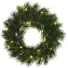 Image de Couronne de noël vert plastique h45xl10xl45cm