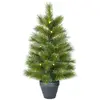 Image de Sapin de noël artificiel vert plastique h90xl51xl51cm