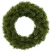 Image de Couronne de noël vert plastique h45xl10xl45cm