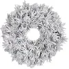 Image de Couronne de noël vert plastique h60xl10xl60cm