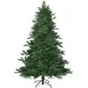Image de Sapin de noël artificiel vert plastique h120xl91xl91cm