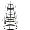 Image de Porte-tasses noir fer h76xl44xl44cm