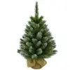 Image de Sapin de noël artificiel vert plastique h90xl56xl56cm