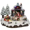 Image de Village de noël multicolores plastique h20xl21xl23.5cm