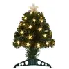 Image de Sapin de noël artificiel blanc chaud verre h45xl25xl25cm