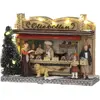 Image de Village de noël miniature stand de beignets H12